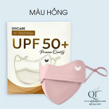 UNICARE - Khẩu Trang Vải Chống Nắng VN - Màu Hồng