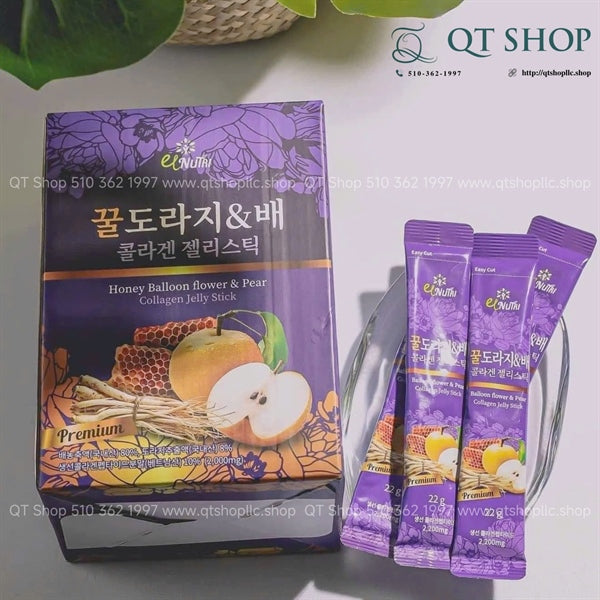 *LM 1* Thạch Lê Collagen Jelly Stick 30ea - EXP 20270220