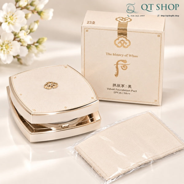 THE WHOO - Phấn Phủ Nén Whoo Vuông - Tông #23 - EXP 202804