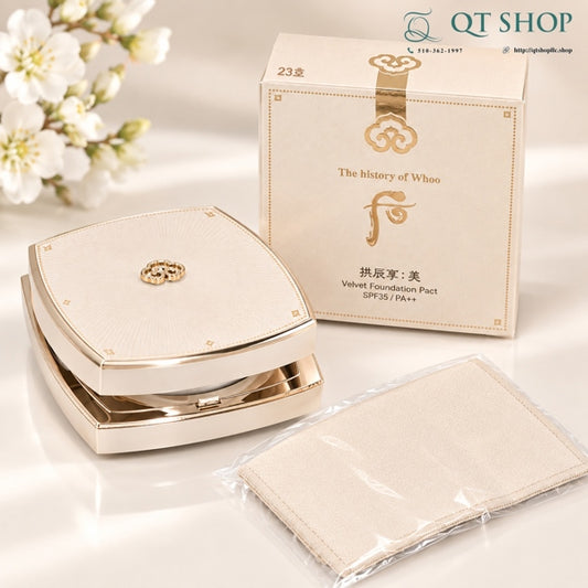 THE WHOO - Phấn Phủ Nén Whoo Vuông - Tông #23 - EXP 202804