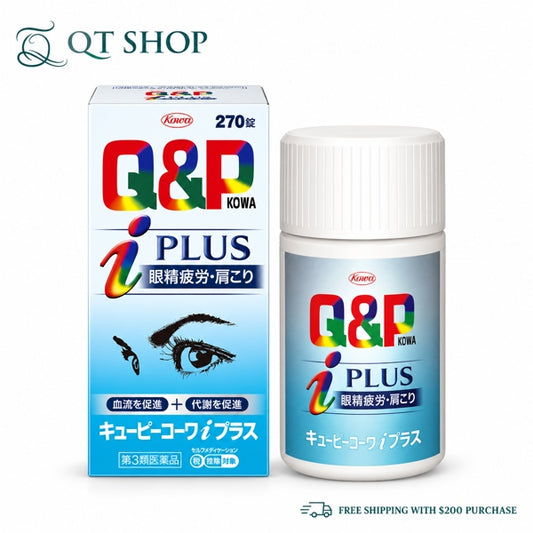 Viên Uống Bổ Mắt Q&P Kowa i Plus Japan - 270 viên - EXP 202801