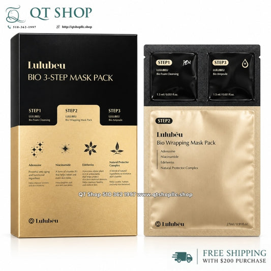 LULUBEU BIO 3-STEP MASK PACK