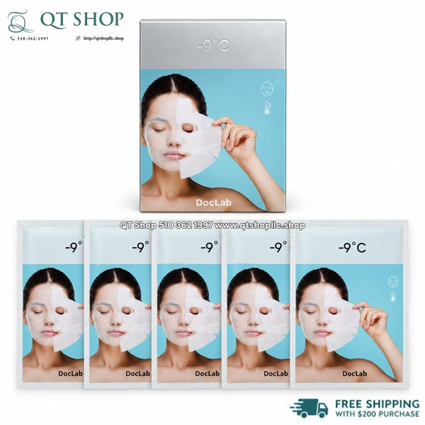 DOCLAB - Mặt Nạ Băng Tan -9°C Cooling Sheet Mask - 5ea (DEAL MUA 1 TẶNG 1) - EXP 2028.09