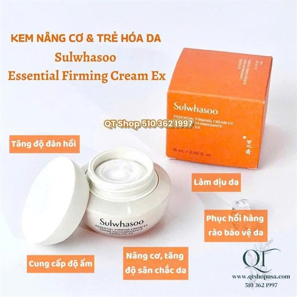 SULWHASOO - Mini Kem Nâng Cơ Essential Comfort Firming Cream - 15ml - EXP 202903