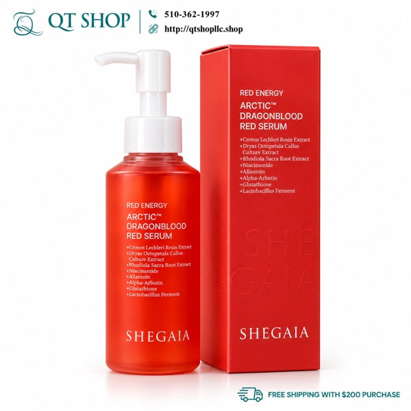 @ SHEGAIA - Tinh Chất Huyết Rồng Red Energy Arctic Dragonblood Red Serum - 150ml
