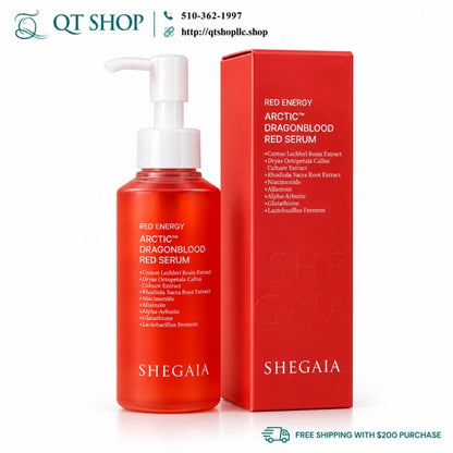 @ SHEGAIA - Tinh Chất Huyết Rồng Red Energy Arctic Dragonblood Red Serum - 150ml