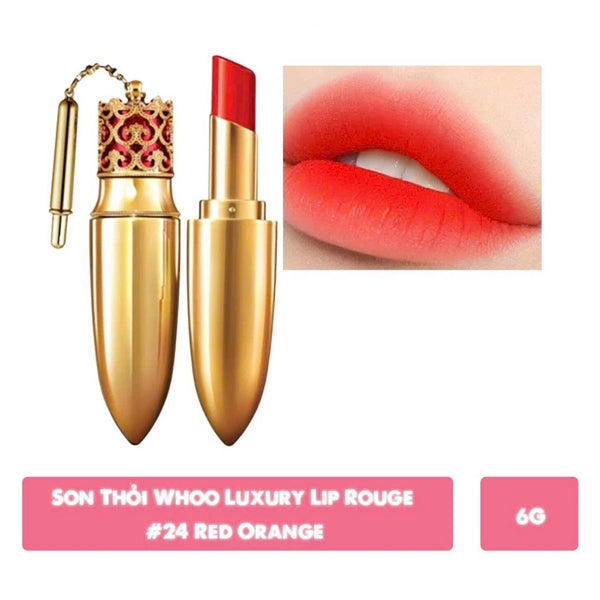 THE WHOO - *Son Lựu Đạn Whoo - Màu 24 - Red Orange