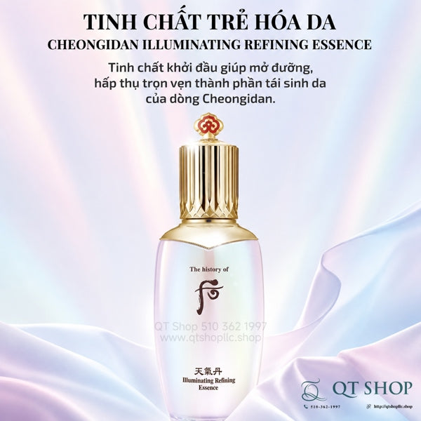 THE WHOO - Nước Thần Hoa Hiên $150 - 150ml - CHEONGIDAN ILLUMINATING REFINING ESSENCE-EXP 202904