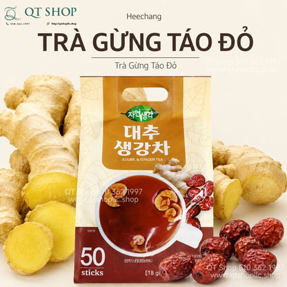 Trà Gừng Táo Đỏ HQ - 50 gói - EXP 20280119
