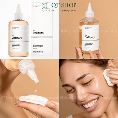 THE ORDINARY - Toner AHA Glycolic Acid 7% Toning Solution - 240ml - EXP 202810