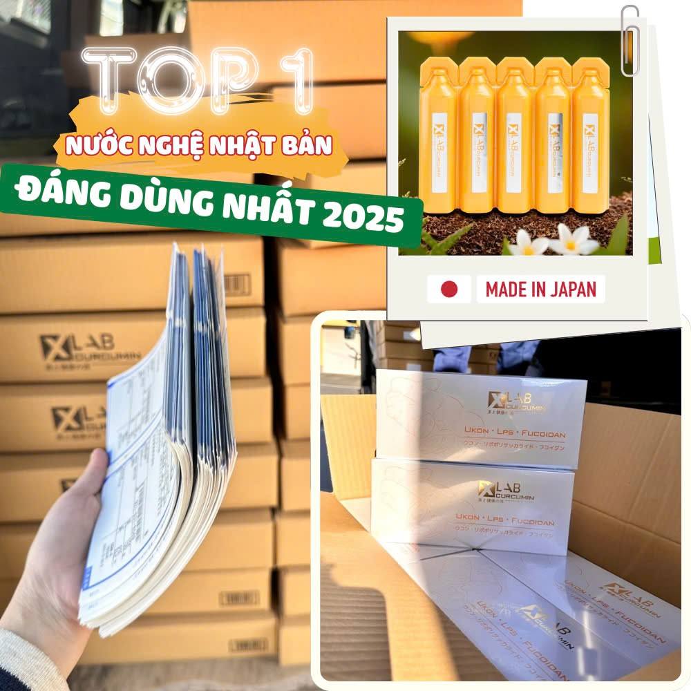 Tinh chất nghệ nano Xlab Curcumin Ukon LPS Fucoidan