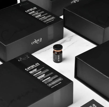 CELUCA CAVIEL-5 CAVIAR STEM CELL AMPOULE - Tế bào Gốc Trứng Cá Tầm - 8 ống - EXP 202812