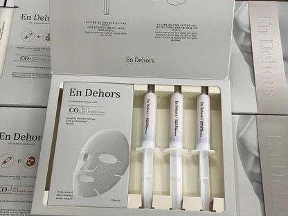 BỎ HỘP - Set Thải Độc - En Dehors CO2 Poreless - 3 mask + 3 ống- EXP 202802