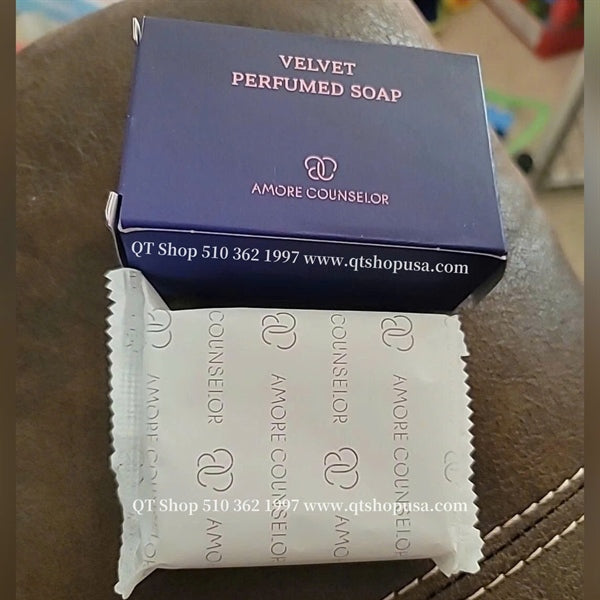 AMORE - Xà Bông Cục Amore Counselor Velvet Perfumed Soap - Màu Tím 80g
