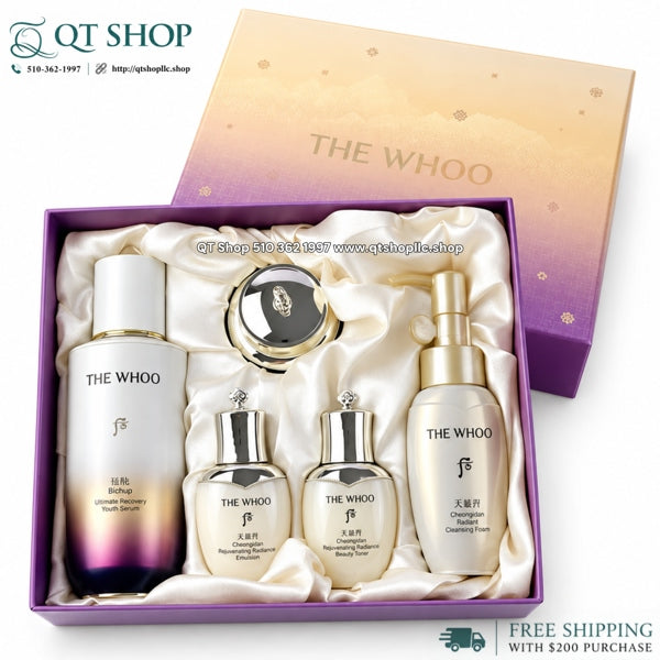 THE WHOO BICHUP - Set Serum Bichop Tím Mới Limited 90ml - Thế hệ thứ 4 - EXP 202812