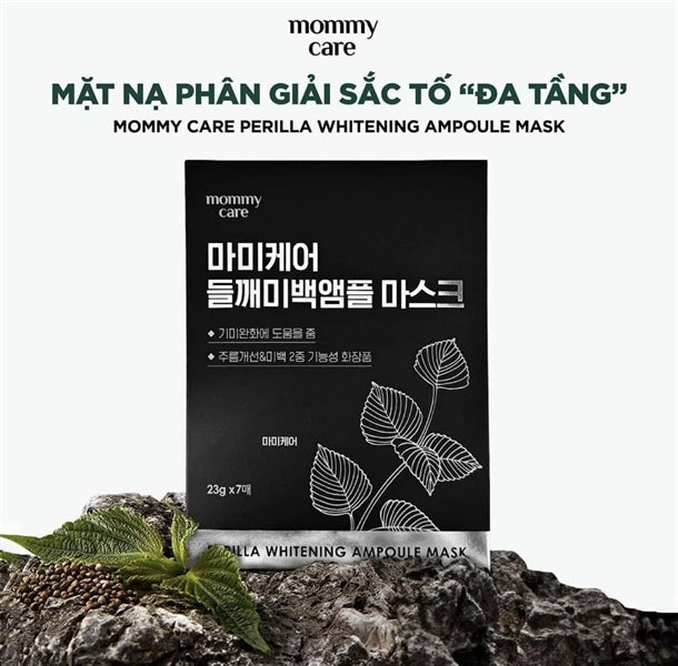 Mặt Nạ Tía Tô Mommy Care Perilla Whitening Ampoule Mask - 7ea - EXP 202707