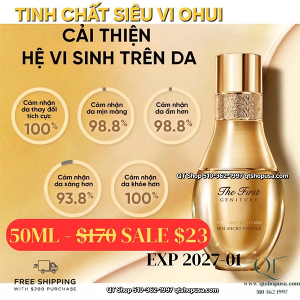 OHUI - Tinh Chất Siêu Vi Ohui The First 60ml - EXP 202701