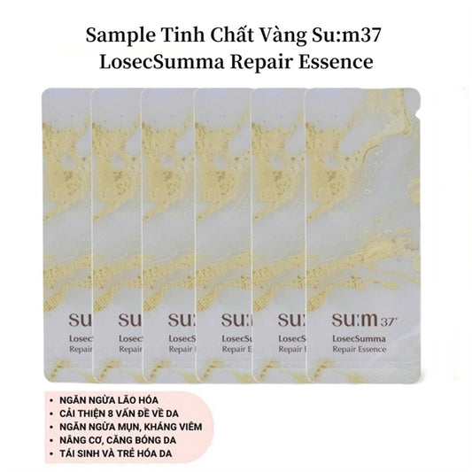 SUM37 - Sample Tinh Chất Vàng Sum Losec Summa Repair Essence - 60 gói x1ml - EXP 202808