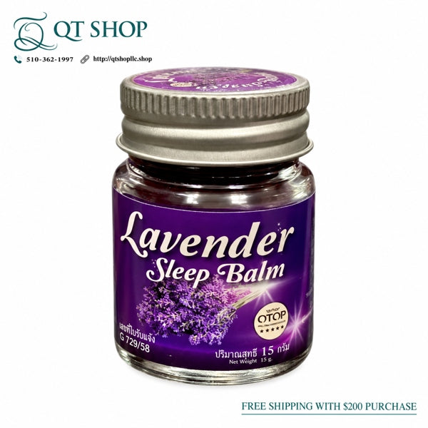 THÁI LAN - Dầu Cù Là Ngủ Ngon Lavender 15g - TÍM