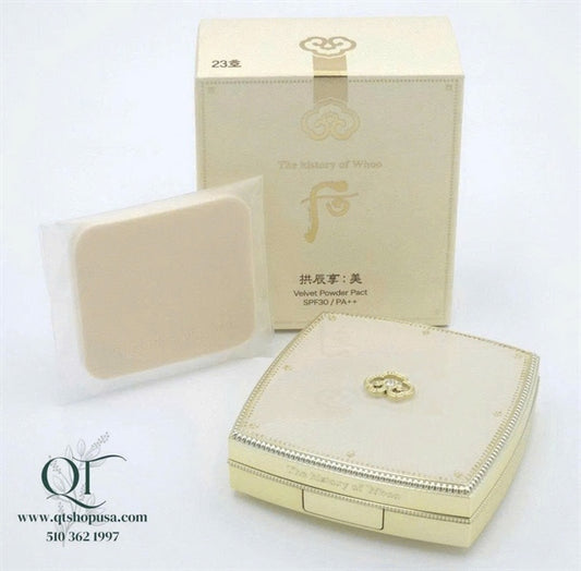 THE WHOO - Phấn Phủ Nén Whoo Vuông - Tông #23 - EXP 202804