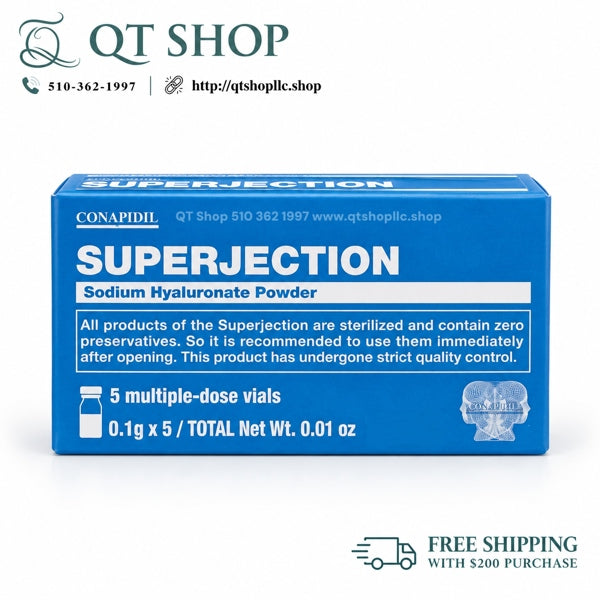 CONAPIDIL Superjection Sodium Hyaluronate Powder - 0.1gx5ea - Trẻ hoá và căng bóng (thay thế filler)