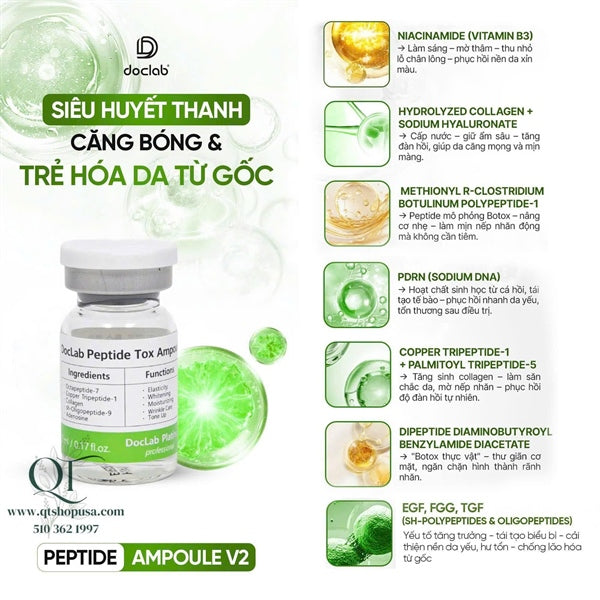 DOCLAB - Peptide Tox Ampoule V2 - 5ml x 5 vials