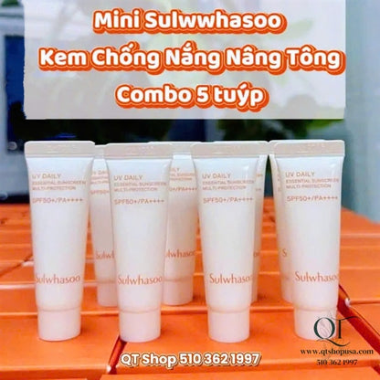 Mini Sulwhasoo KCN Tone up - Combo 5 tuýp x 10ml - EXP 202804