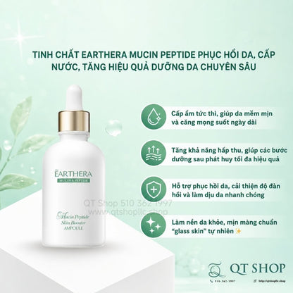 EARTHERA - Tinh Chất Mucin & Peptide Skin Booster Ampoule - 150ml - EXP 202903