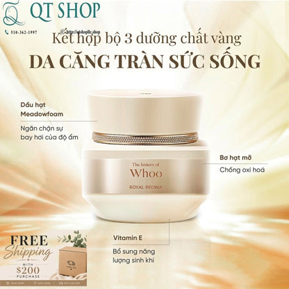 THE WHOO - @ - Kem Dưỡng Royal Regina - 50ml - EXP 202709