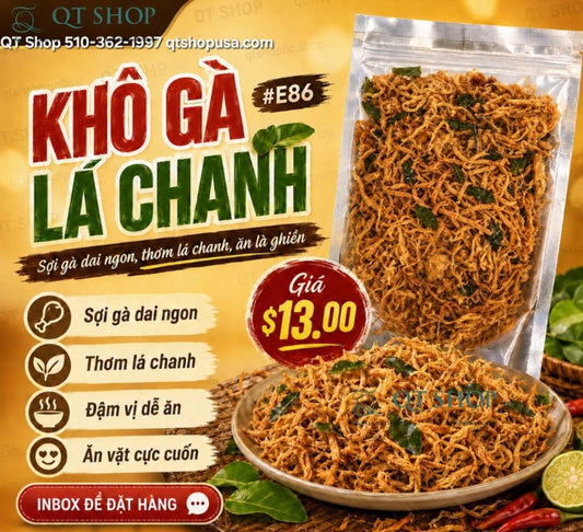 Khô gà Lá Chanh 250gr