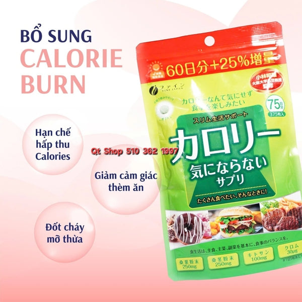 Viên uống giảm Hấp Thụ Calories - 75 ngày - EXP 20290301