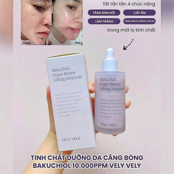VELY VELY - Serum Bakuchiol Super Biome Lifting Ampoule 100ml - EXP 20280318