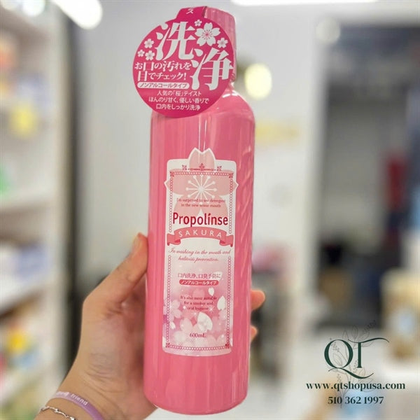 PROPOLINSE - Nước Súc Miệng Sakura Hồng Japan - 600ml