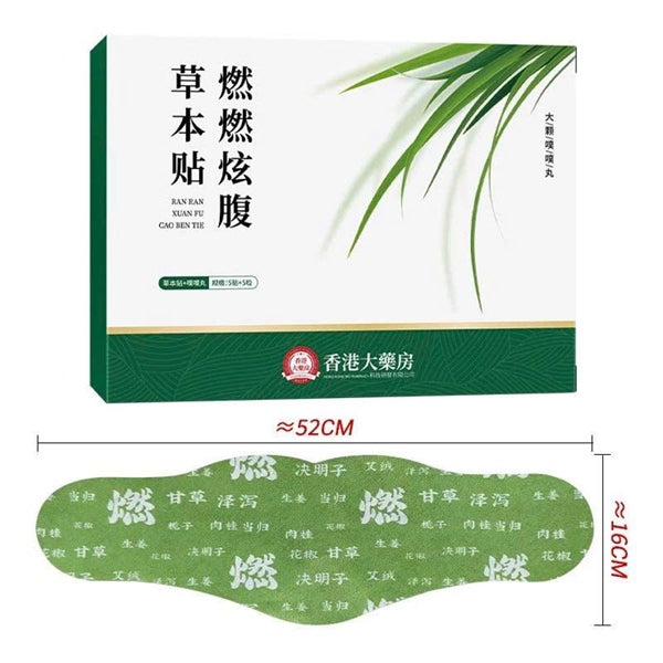 Miếng Dán Ngải Cứu Tan Mỡ Bụng - 5 miếng - EXP 2028