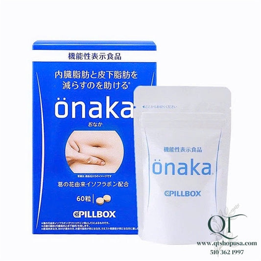 BỎ HỘP - Viên Uống Giảm Mỡ Bụng Onaka - Japan - EXP 202901