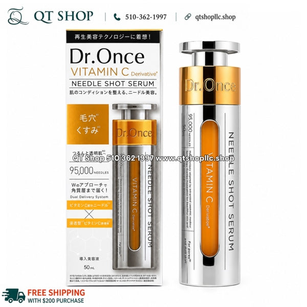 DR.ONCE - Tinh Chất Vi Kim Vitamin C Derivative Needle Shot Serum (Màu Vàng) - 50ml