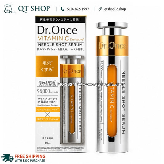 DR.ONCE - Tinh Chất Vi Kim Vitamin C Derivative Needle Shot Serum (Màu Vàng) - 50ml
