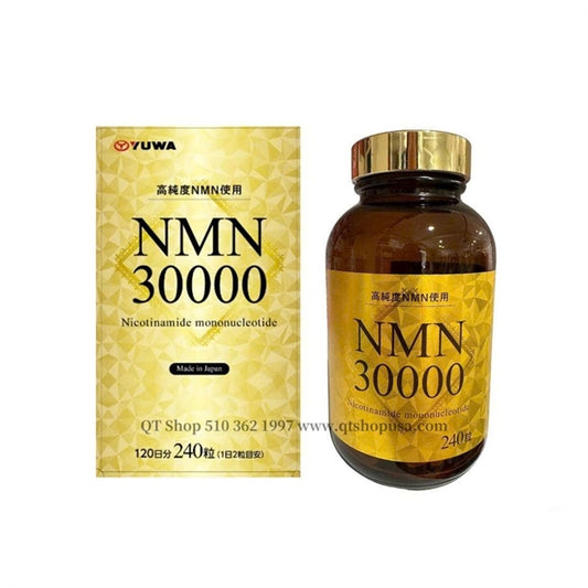 Viên uống NMN 30000 Yuwa - 240 viên - MÀU VÀNG - EXP 202708