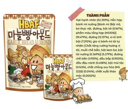 Hạnh nhân - Garlic Bread - Bơ Tỏi - EXP 202610