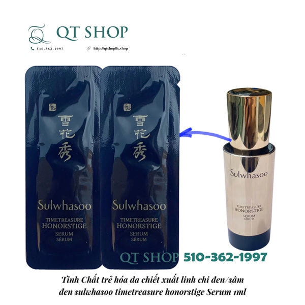 SUWHASOO - Sample Linh Chi Đen Essence Tinh Chất - 12 ea x 1 ml - EXP 202712