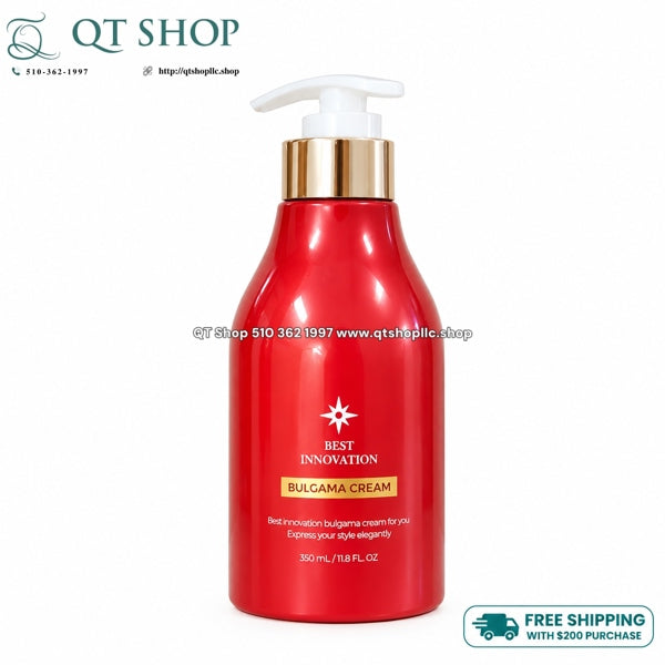 Best Innovation - Kem Tan Mỡ Bụng Bulgama Cream 350ml - Đỏ