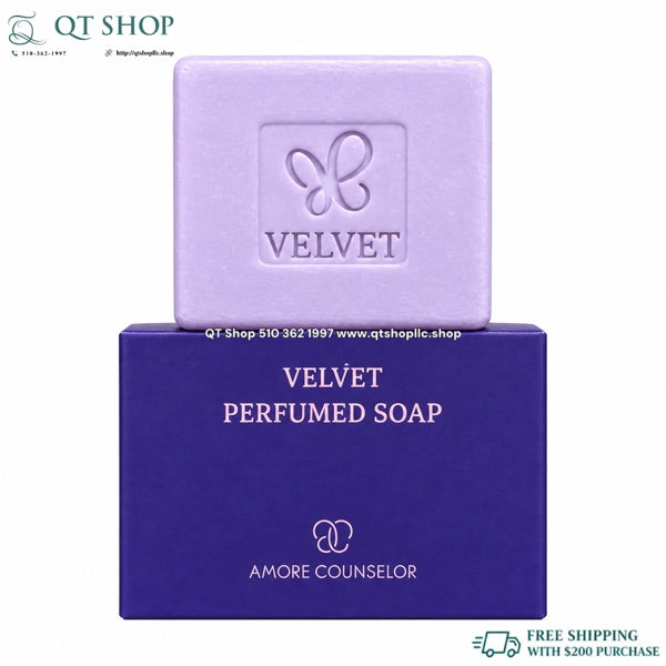 AMORE - Xà Bông Cục Amore Counselor Velvet Perfumed Soap - Màu Tím 80g