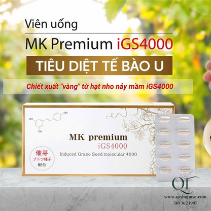 Viên Uống Trường Thọ MK Premium IGS4000 - 30 viên - EXP 202701