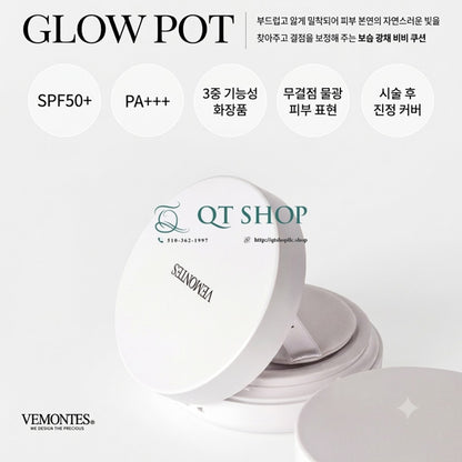 VEMONTES - Cushion Vemontes Dưỡng Phục Hồi - Tông 23 Vỏ trắng- 202707