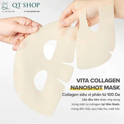 MEDIANSWER - Mặt Nạ Thạch Vita Collagen Nanoshot - VÀNG - 5 ea