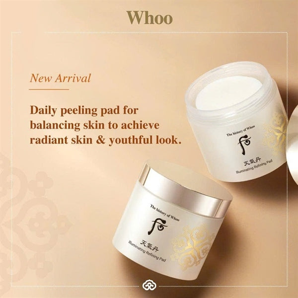 THE WHOO - Toner Pad Hoa Hiên - 60 miếng - EXP 202807