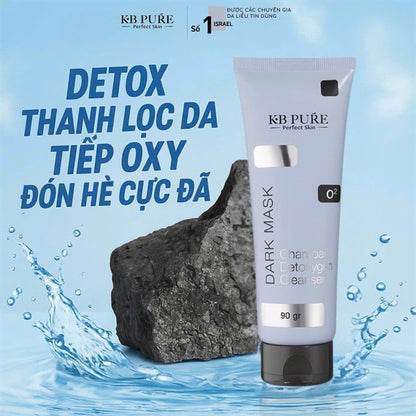 KB Pure - Dark Mask Detoxygen Mask Thải Độc - Xanh - Da dầu mụn