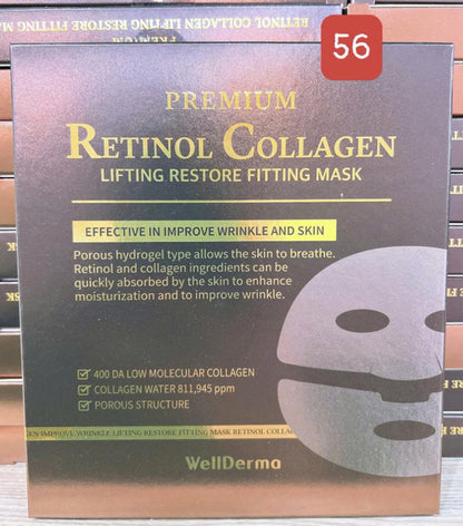 WELLDERMA - Mặt Nạ Thạch Retinol Collagen Lifting Restore Fitting Mask - 4 ea - EXP 202710