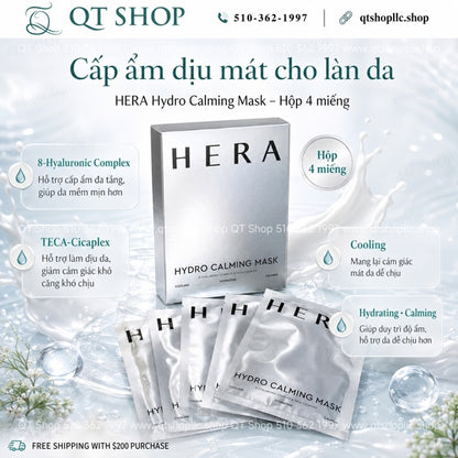 HERA - Mặt Nạ Hydro Calming Mask - 4ea - EXP 202704