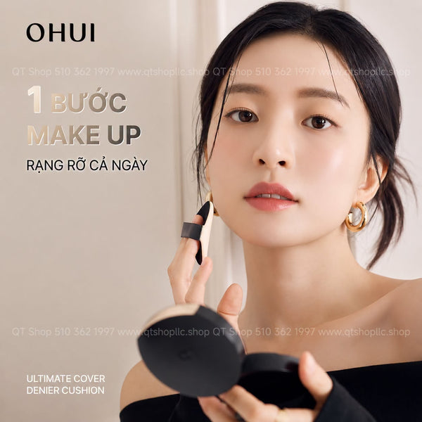 OHUI Ultimate Cover Denier Cushion #23 - 100D Neutral Skin Tone ( 1 hộp 13g + 1 lõi refill 13g)